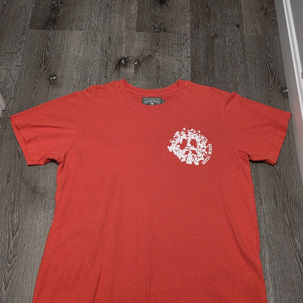 Denim Tears Red University T Shirt Men Large